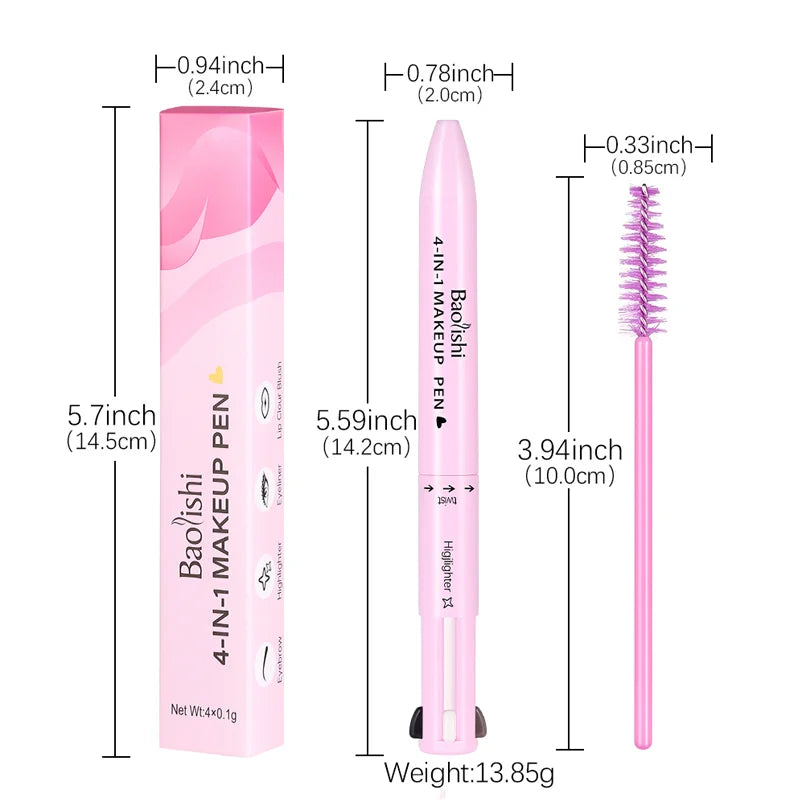 4 in 1 Multi-function Makeup Pen.